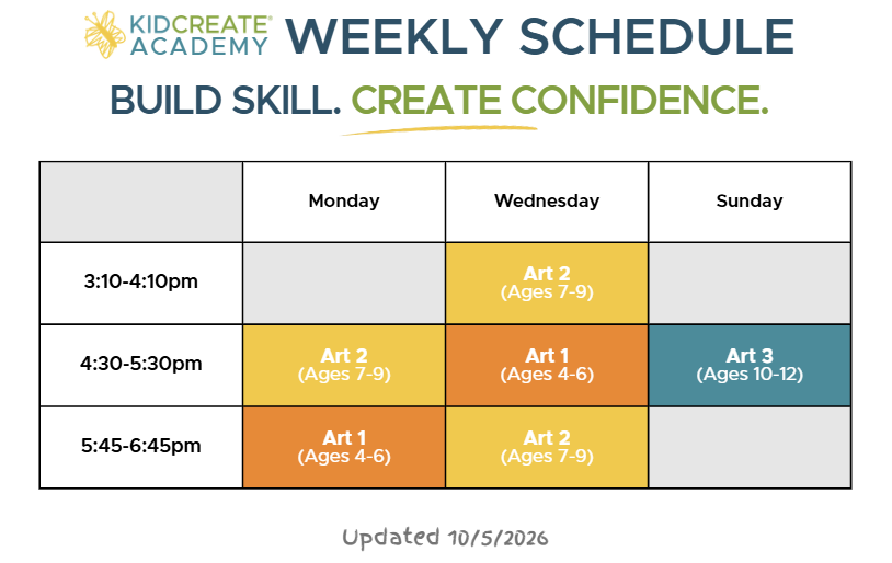 Weekly Schedule